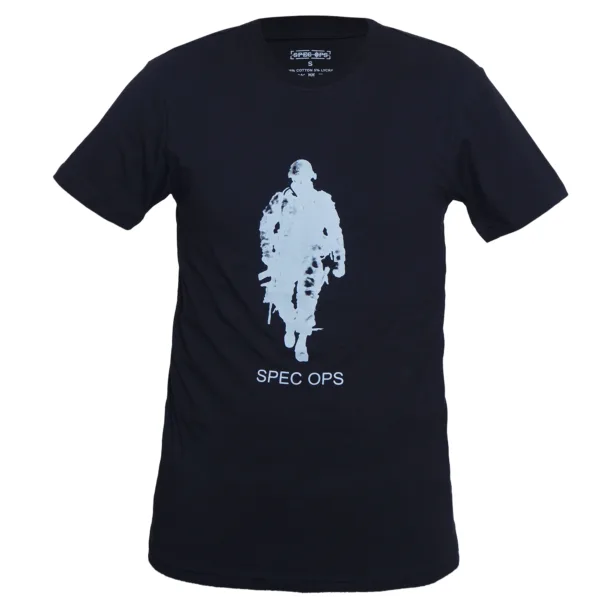 T Shirt RN HS Black Full Feeder Lycra Soldier
