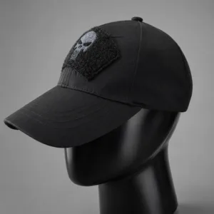 Punisher Skull Cap Black