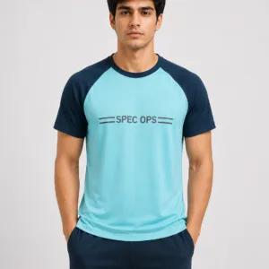 T-Shirt HS Dry Fit  CoolSports Sky blue/Navy