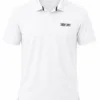 T Shirt Polo White Polyester