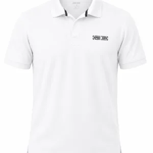T Shirt Polo White Polyester