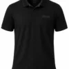 T Shirt Polo Black Polyester