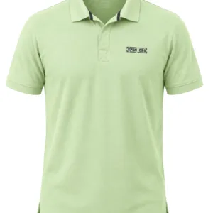 T Shirt Polo Pista Green Polyester