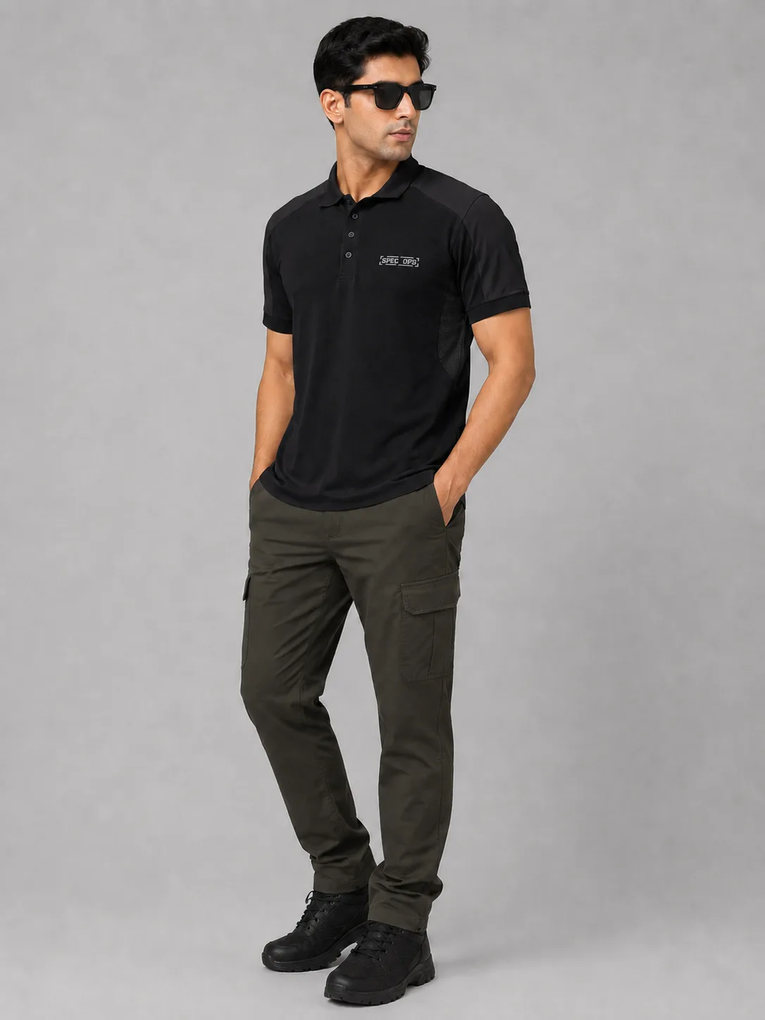 SPEC OPS T Shirt Polo Black