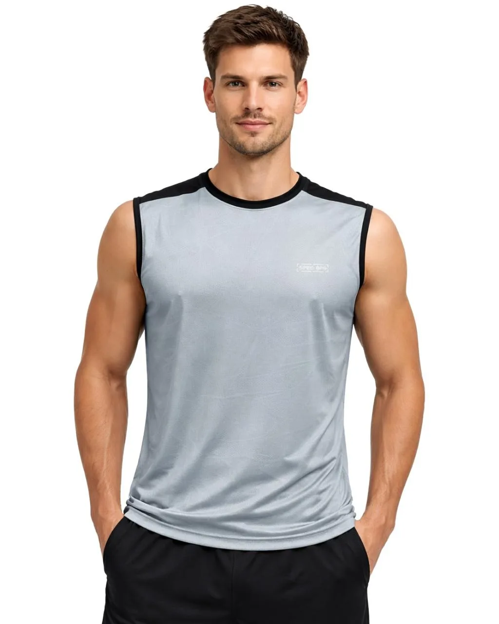 SPEC OPS Warfit Sleeveless Tee Grey/Black