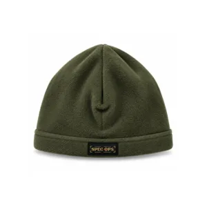 SPEC OPS Premium Thermal Fleece Cap – Olive Green