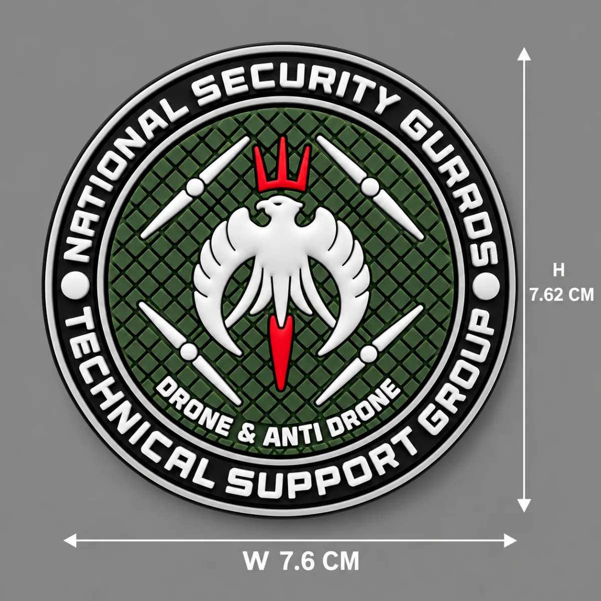 SPEC OPS NSG Drone Anti-Drone 3D Silicone Tactical Morale Patch